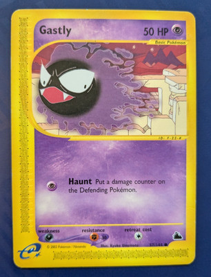 Skyridge Gastly 57/144 - MP - Vintage Pokemon TCG 2003 - rare short print