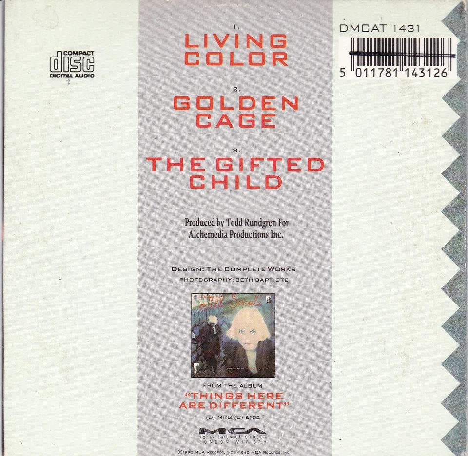 JILL SOBULE Living Colour ( 3 Track CD Single ) - Bild 2 von 2