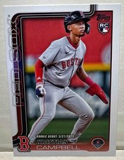 2025 Topps Update Kristian Campbell #US129 RC Rookie Debut Red Sox