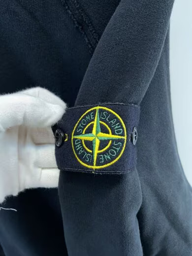 STONE ISLAND/ORGANIC COTTON FLEECE/Sweatshirt/M/Cotton/Black/Solid/K2S156100022/ thumbnail 9