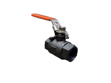 1" Carbon Steel Ball Valve   Standard Port   2000 WOG   Threaded   WCB Body