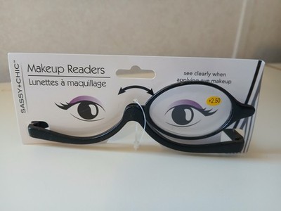 Sassy Chic Black Makeup Readers +2.50