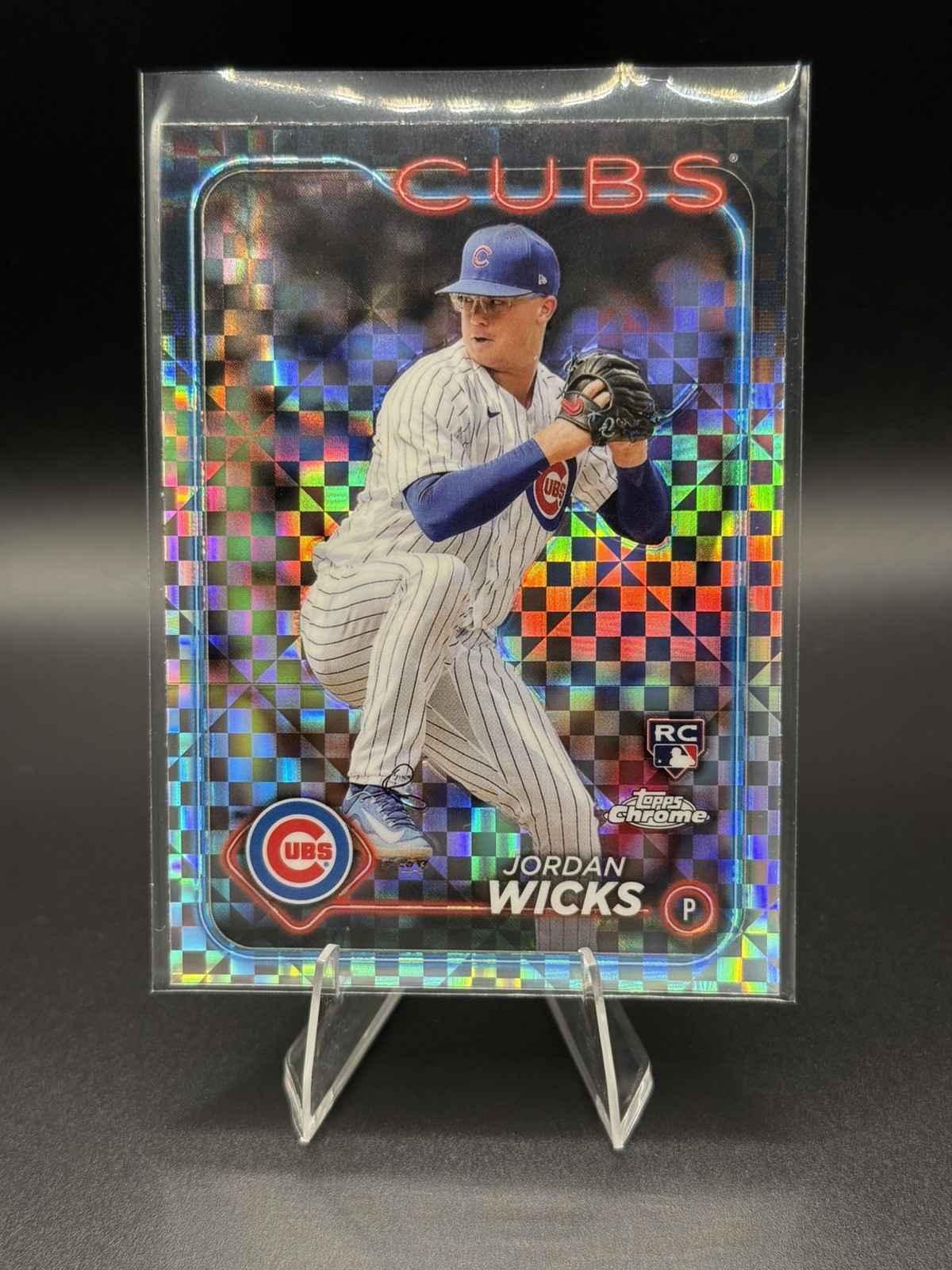 Jordan Wicks - 2024 Topps Chrome X-Fractor #67 Rookie RC - Chicago Cubs