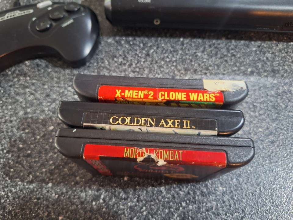 Sega Genesis Model 1 High Definition Console Bundle Great Games! TESTED ...