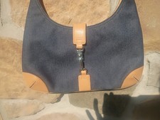 madison maggie coach bag Denim- Leather Trim No.J3K-8932