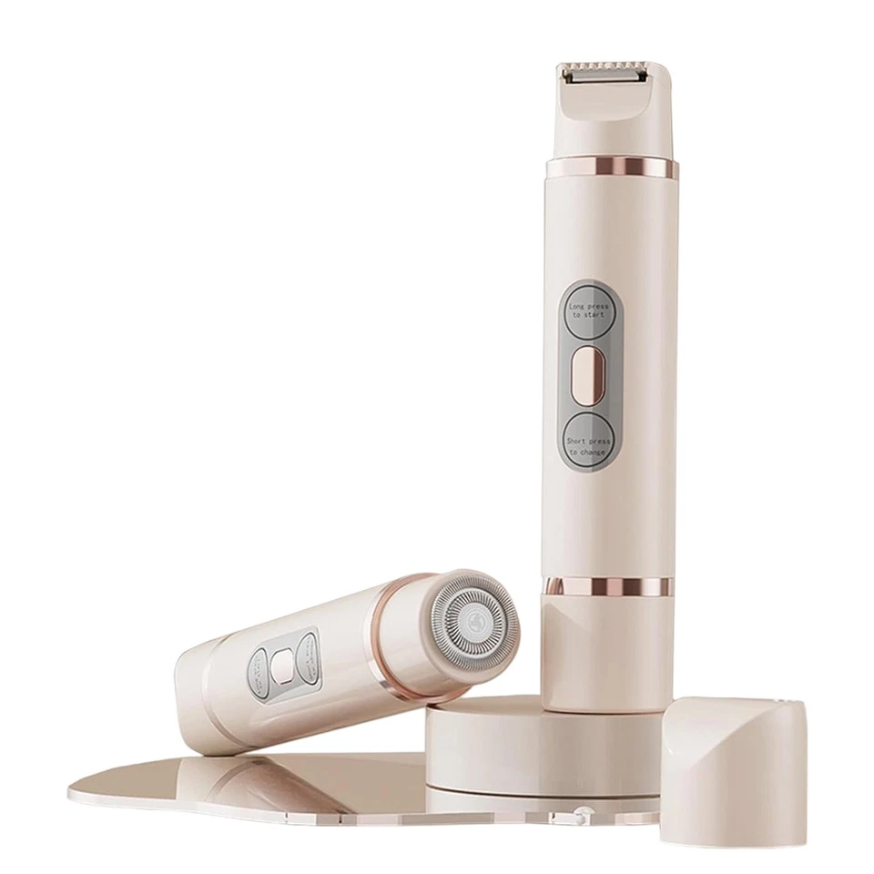 Elektrischer Rasierer für Frauen, 2-IN-1 Damenrasierer Gesicht & Bikini Trimmer  - Bild 3 von 4