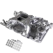 Mopar Chrysler Dodge SB 318 340 360 MidRise Aluminum Intake Manifold Polished