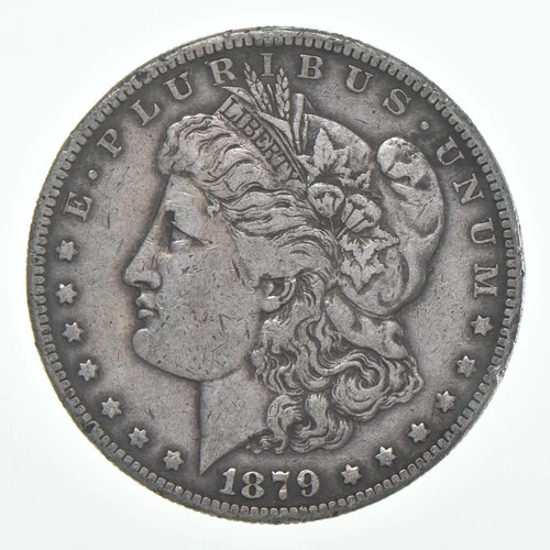 VF 1879-S Morgan Silver Dollar (1 coin) *1908