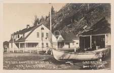 US Life Saving Station Barview Oregon 2 c1910s RPPC Photo Postcard COPY