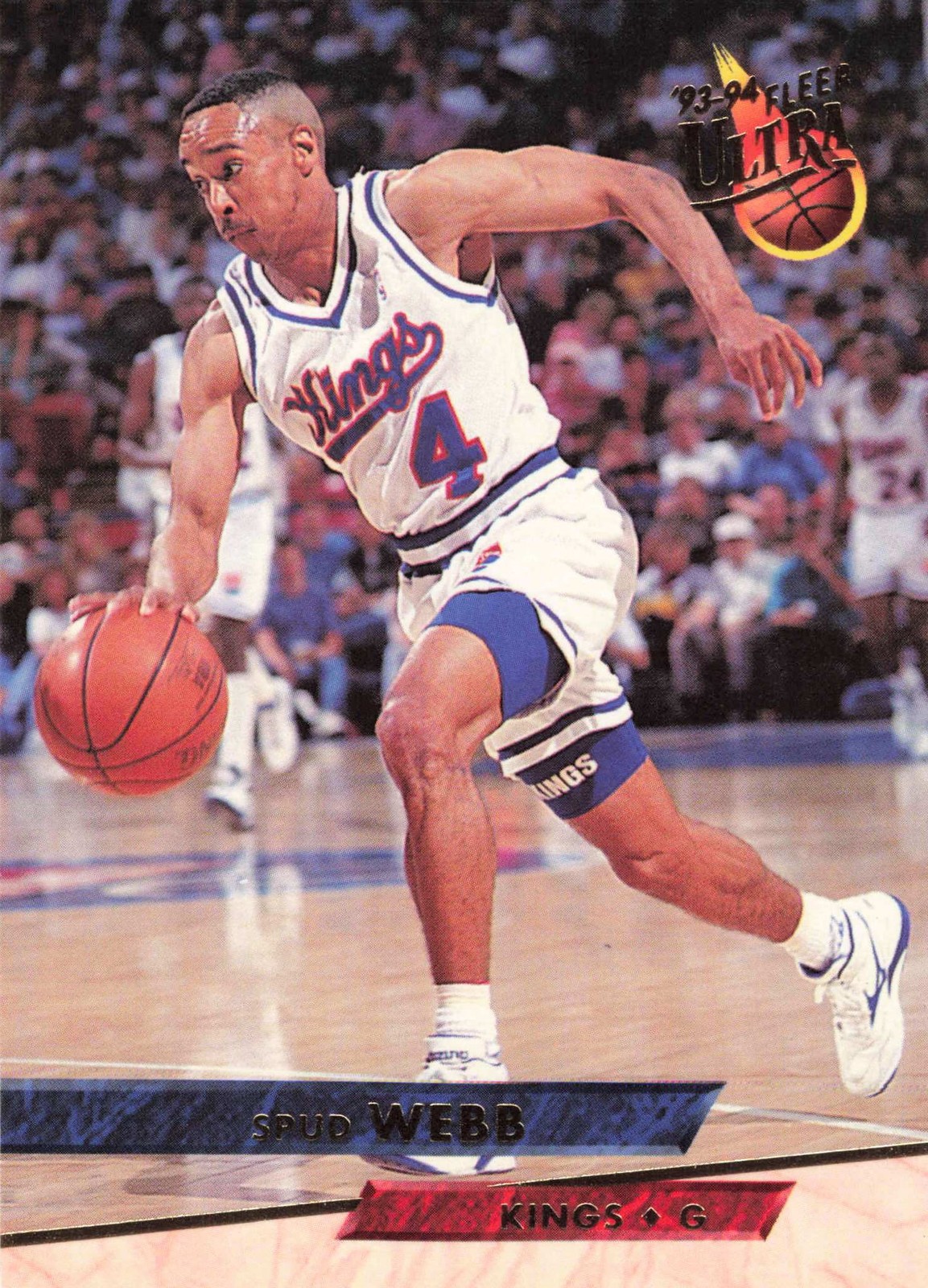 Spud Webb 1993-94 Ultra #165 Sacramento Kings Basketball
