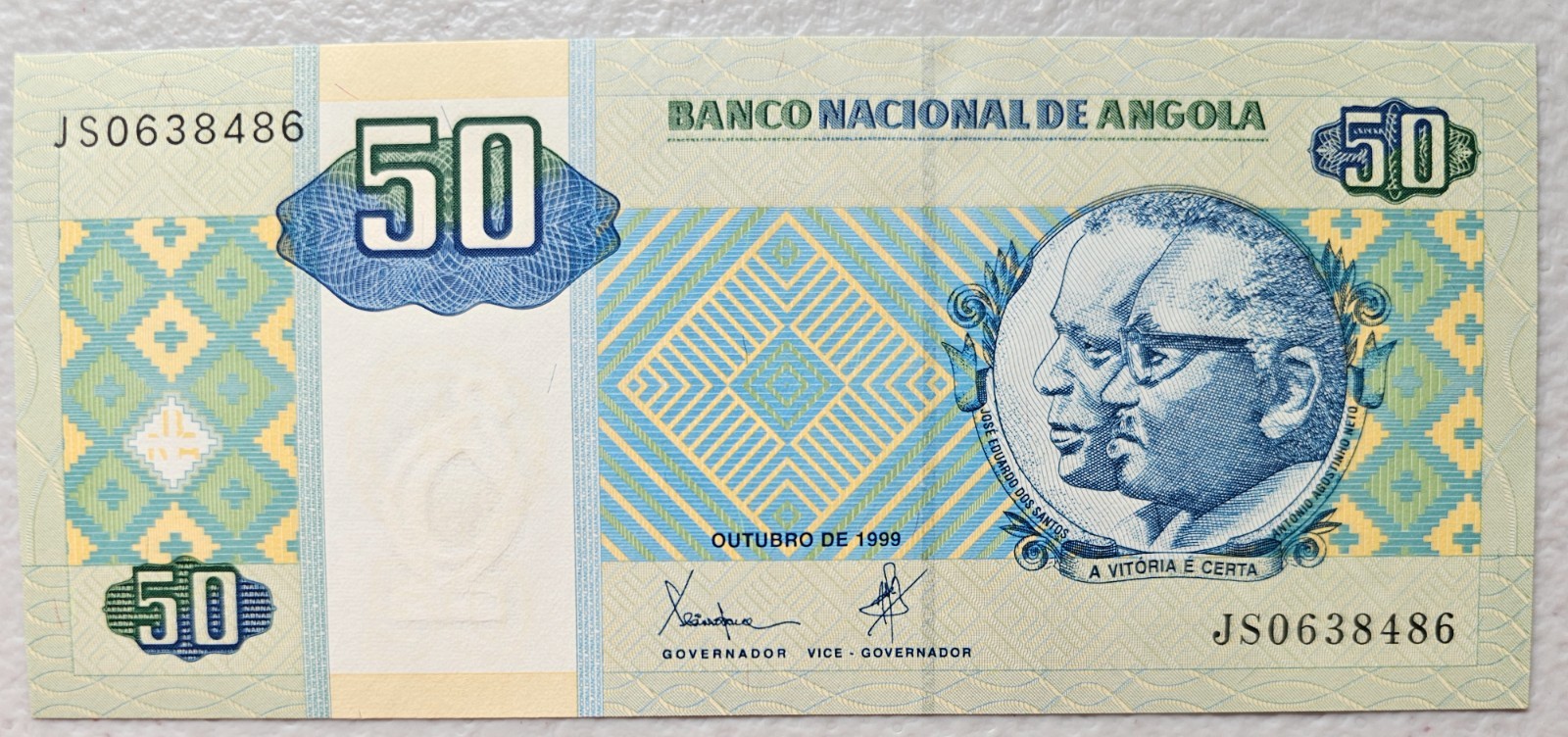 Angola 50 Kwanzas 1999 Unc