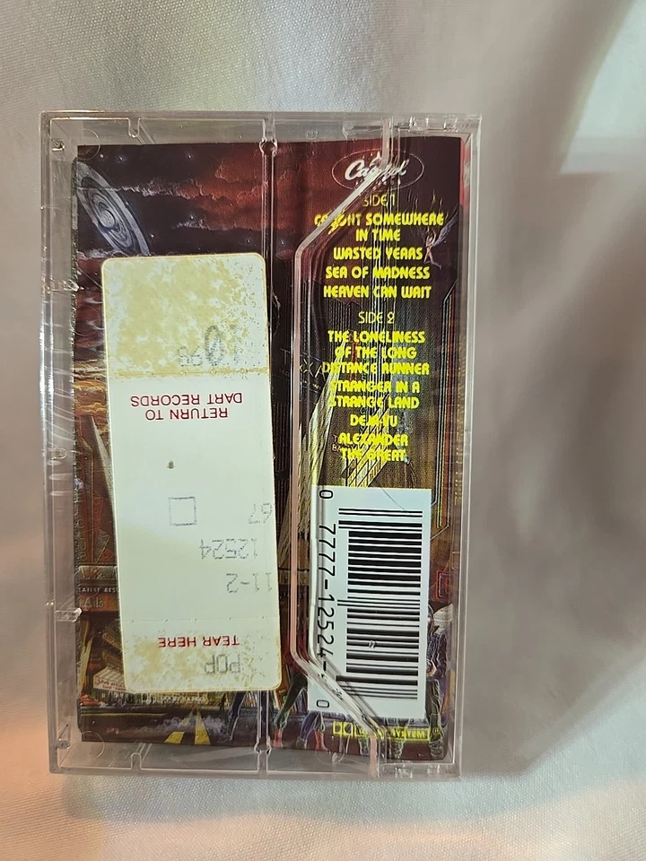 Iron Maiden Somewhere in Time SEALED Cassette VERY RARE 1986 Foto 2 de 4
