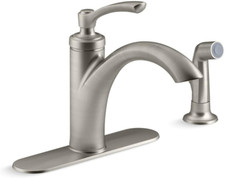 Modern Stainless Steel Kitchen Faucet with Pull-Down Sprayer for Convenience