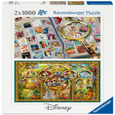 Ravensburger - Magical World Of Disney - 2 X 1000 Piece Jigsaw Puzzle - 1 Stamp