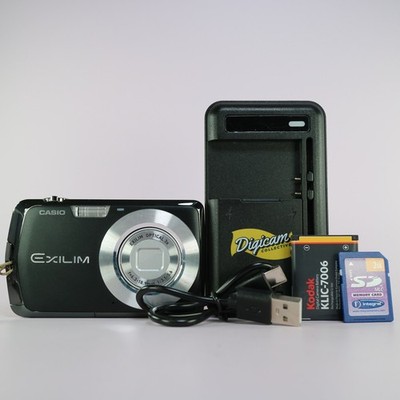 Casio Digital Camera Exilim EX-Z115 10.1MP Black Tested Full Working Set