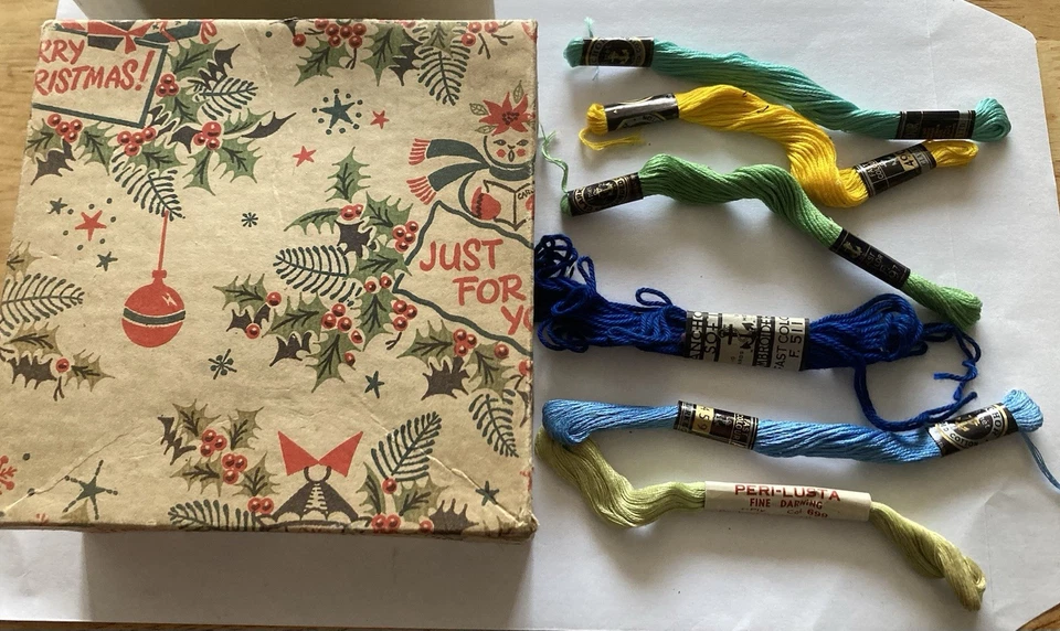 Vintage 1960s Box Containing A Quantity of Darning/Embroidery Threads In Boxes - Image 3 of 4