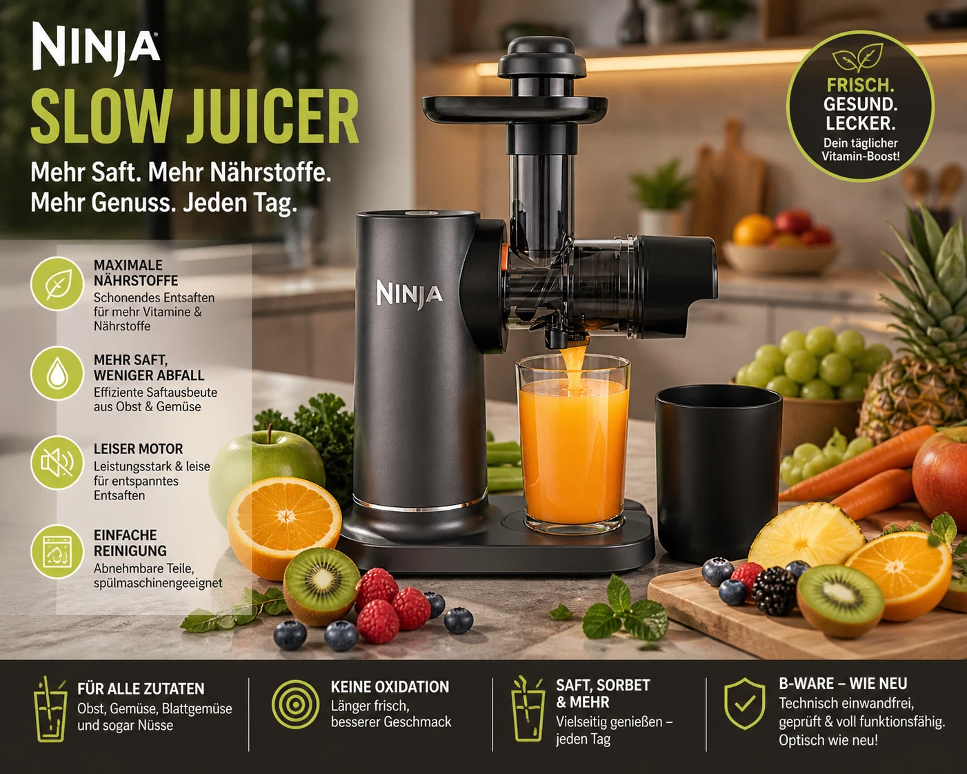 Ninja Slow Juicer JC151EU