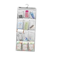Mesh Shower Organizer Hanging Caddy Quick Dry Bathroom Storage for 12 Pockets