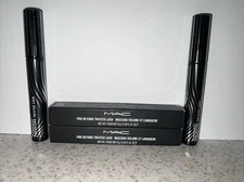 2 X MAC Pro Beyond Twisted Lash Mascara In Twisted Black Full Size!! Ships Free!