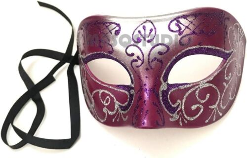 Mens Masquerade Ball Mask Cosplay Mardi Gras Prom Dance Birthday Bachelor Party - Picture 37 of 46