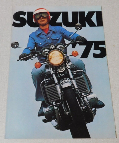 Suzuki 1975 motorcycle advertising brochure