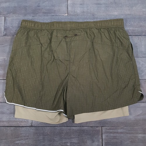 VRST Elevated Hybrid Running Shorts Mens Size 2XL Green Gray Grey - Picture 2 of 8