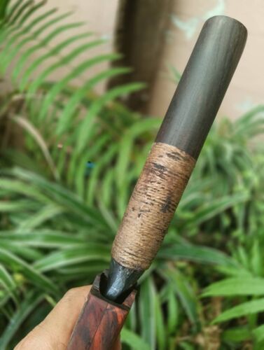 Custom Thai E-Nep Camping Machete Messer 12,7’’ Eisenbahn Stahl geschmiedet, Full Tang - Bild 21 von 22