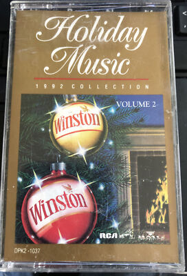 winston cigarettes christmas cassette Winston Cigarettes Holiday Music 1992 Collection Volume 2 cassette Winston Cigarettes Holiday Music Collection
