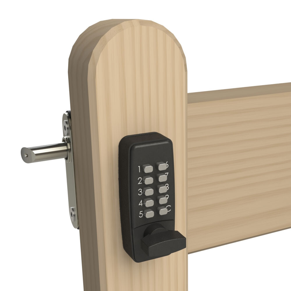 Gatemaster Digital Lock for Wooden Gates Single Right Hand DGLSWR