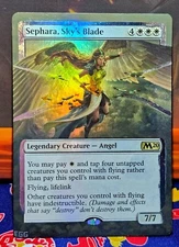 Sephara, Sky's Blade Foil - MTG Alter Handpainted by EGG