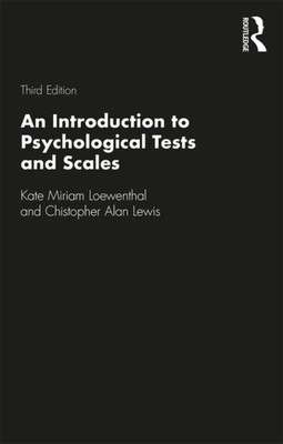 Christopher Alan Lew - An Introduction to Psychological Tests and Sca - C9000z
