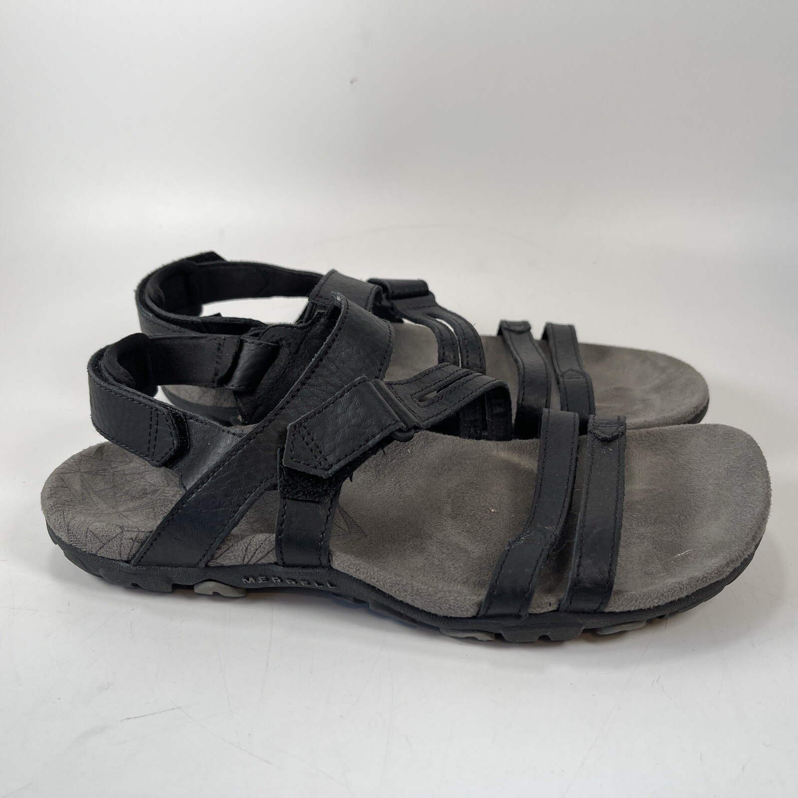 Merrell sandalo donna 6 cinturini slingback J002684 pelle nero