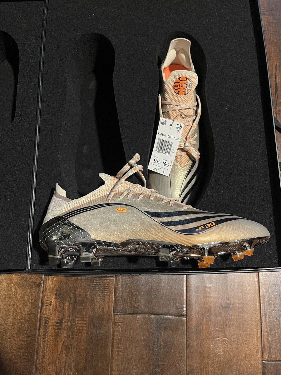 NWT adidas Messi x Speedflow.1 Special Edition Soccer Cleats Gold Size 11.5 adidas X Speedflow Messi.1 FG Solar Gold Bright Yellow for  main image 3
