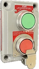 XCS-0B4-LO Killark Double Push-Button With Lockout Cover With Device NEW