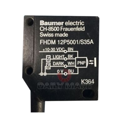 New In Box BAUMER FHDM 12P5001/S35A Photoelectric Switch