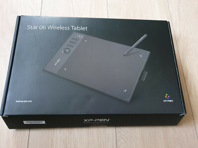XP-Pen Star 06 Grafiktablett kabellos Pen Tablet zum Fernunterricht Home-Office