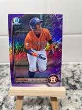 2022 Bowman Chrome Dauri Lorenzo BCP-217 Purple Shimmer Refractor /250 Astros
