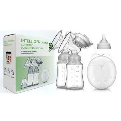 Electric Double Breast Pumps BPA-Free USB Dual Control Milk