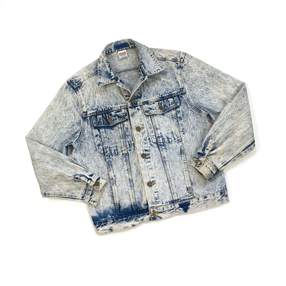Womens acid wash denim hotsell jacket