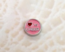 Love To Cheer Floating Charm For Memory Lockets