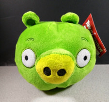 Angry Birds Green Pig 6" Plush Stuffed Toy Video Game Doll Rovio