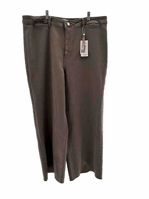 MNG Mango Jeans Women s Sz Culotte Olive Green Boho Circularity Timeless Retro