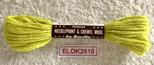 Bucilla Persian Needlepoint  Crewel Wool 1 Skein 10 Yards 3 Ply Green 136