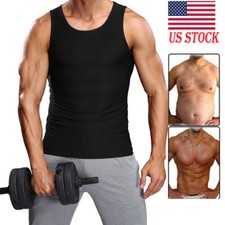 Heated Vest Warm Winter Warm Tops Men Heating Thermal Workout Vest Undershirt US