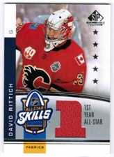 20/21 2020 SP GAME USED DAVID RITTICH AS1-DR ALL-STAR SKILLS FABRIC 1ST JERSEY