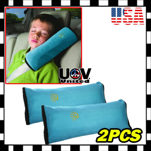 Cubierta con correa de seguridad para automóvil para niños arnés almohada almohada cojín cinturón de seguridad x - Imagen 1 de 2