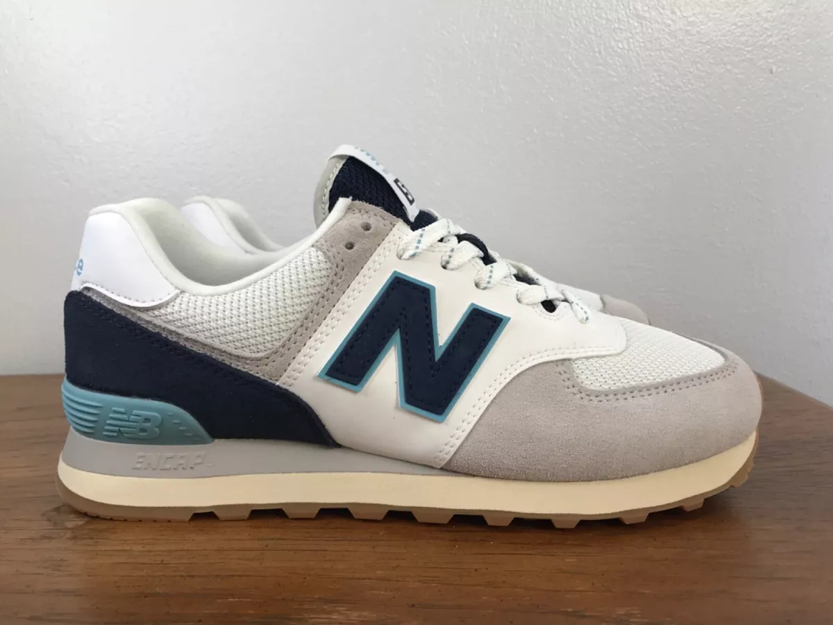 NEW Balance 574 size 2E Men's Rain Cloud Blue Core Plus | eBay