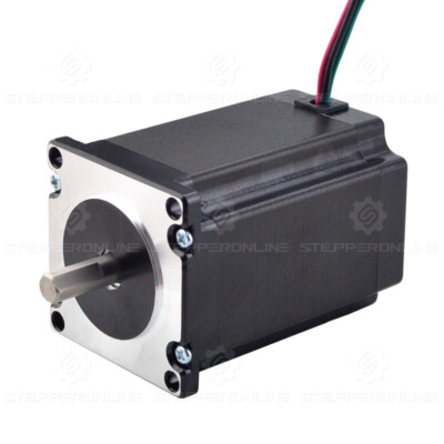 STEPPERONLINE 2 phase Stepper Motor for NEMA 23 4A Length 82mm Shaft 8mm CNC