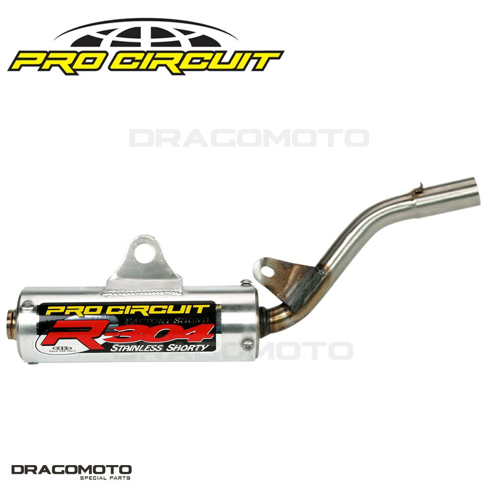 Pot d'échappement Pro Circuit R-304 SK98080-R pour moto Kawasaki KX 100 de 1989 à 2020