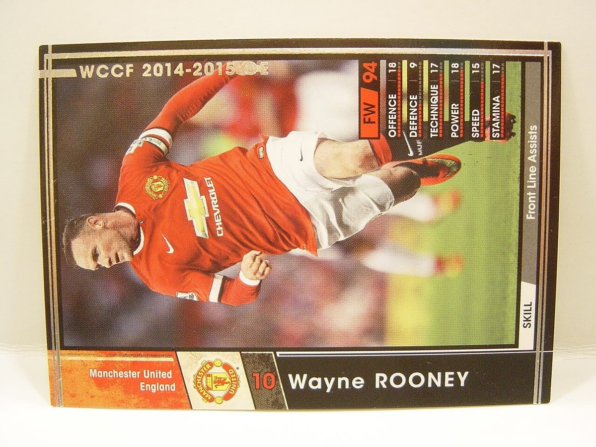 Panini WCCF 2014-15 Wayne Rooney 1985 England No.10